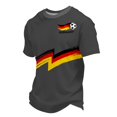 thumbnail image 1 of Women's Germany Football Graphic T-Shirt, Men's Soccer Graphic T-Shirt, Casual Short Sleeve Sports Top for Workout for Soccer Tournament 2026 Dark Gray Size: XL, 1 of 5