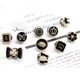 thumbnail image 5 of Cateissary 30 piezas camisa suéter vástago botón reemplazo ropa abrigo botones de Metal broche Pin gemelos insignia accesorios de costura Tela de costura y artesanía Negro/7-11 Cateissary HA008252-03, 5 of 6