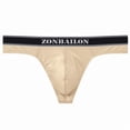 thumbnail image 2 of TANBOM Men's Nylon Thong Underwear Bulge Enhancing Tagless Comfortable Design Apricot XL, 2 of 6