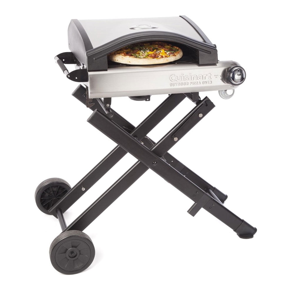 Cuisinart Alfrescamore Portable Outdoor Pizza Oven with Stand, Black