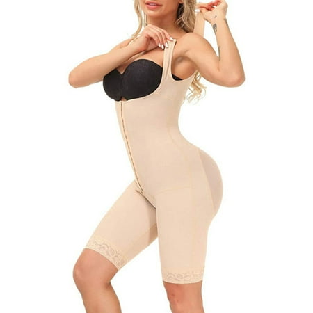 

Women’s Full Body Shapewear Tummy Trainer With Butt Lift Plus Size Shapewear For Women Tummy Control L Black