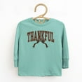 thumbnail image 5 of Varsity Thankful Coquette - Toddler Long Sleeve Graphic Tee and Youth Long Sleeve Graphic T-Shirt, 5 of 16