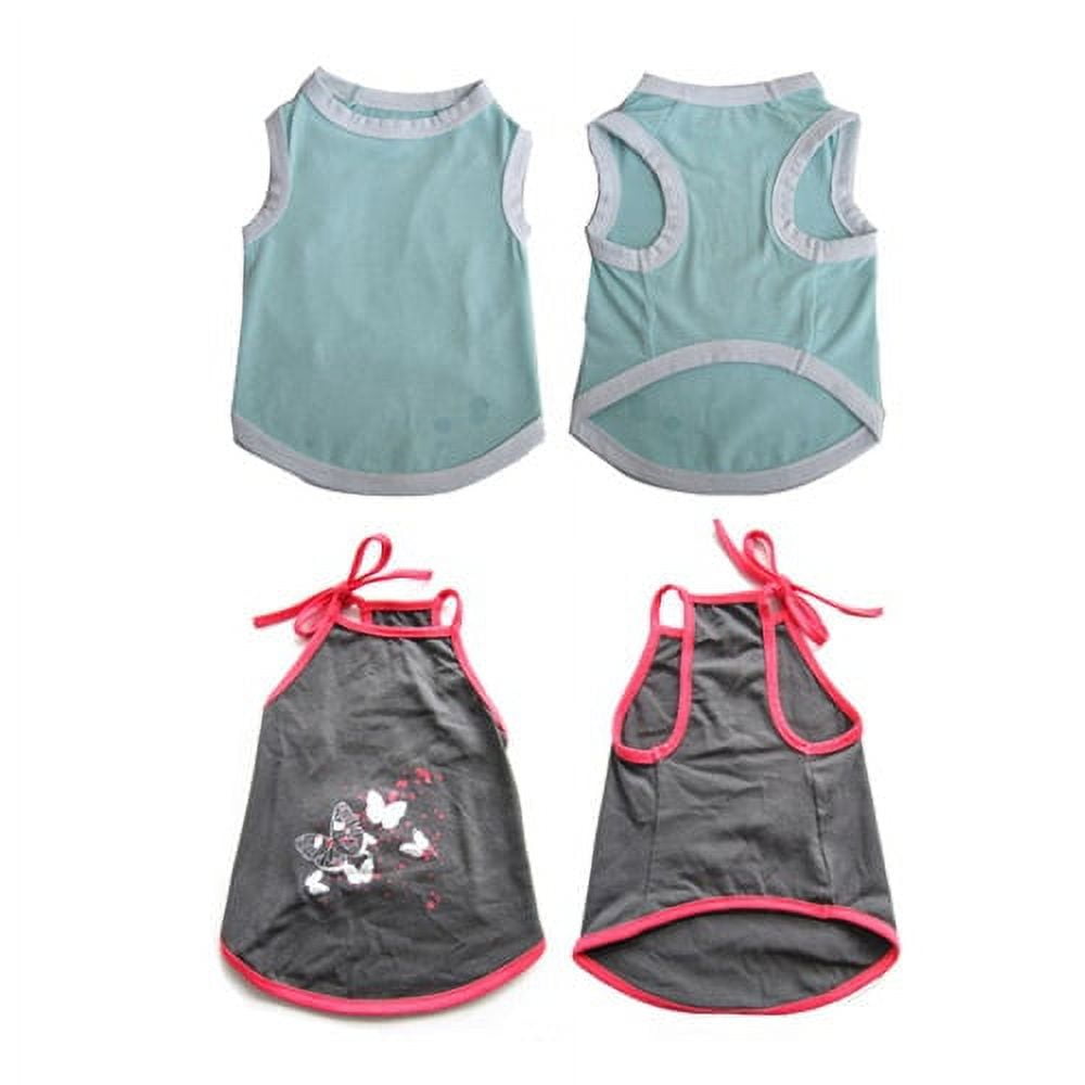 2-Pack Pretty Pet Apparel without Sleeves X-Small