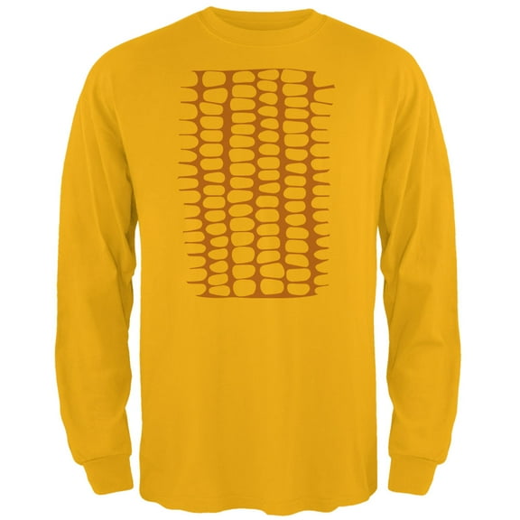 Old Glory Mens Halloween Corn on the Cob Costume Long Sleeve Graphic T Shirt