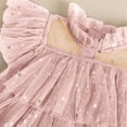 thumbnail image 5 of Tutu-Dresses for Girls Size 2-1O Layered-Tulle Toddlers Kids Sequins Cap Sleeve Mock Neck Solid Color Birthday Flower Girls Dress, 5 of 6