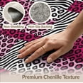 thumbnail image 6 of ODIKA Leopard Bold Pink Contrasting Block Contemporary Print Geometric Easy Care Kids Safe for Small Living Room, Playroom, Bedroom, 6 of 7