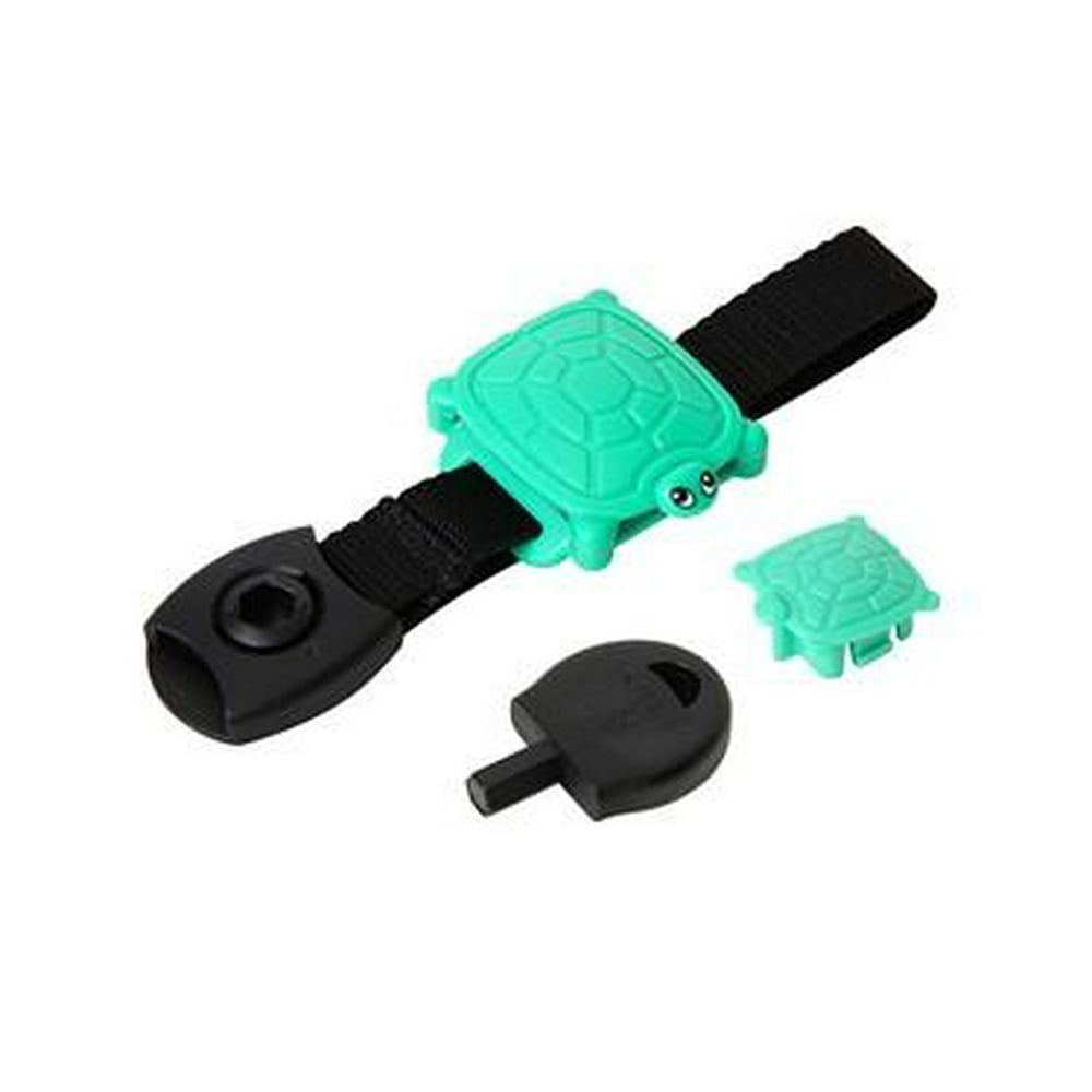 Safety Turtle Wristband with Key Green