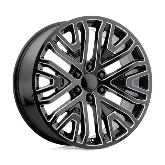 Performance Replicas Cast Aluminum Rim PR197 24X10 6X5.5 G-BLK MILL 31MM, 197M-2415831