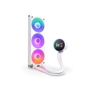 KRAKEN ELITE RGB 360 WHITE AIO LIQUID COOLER WITH IPS LCD & STATIC PRESSURE FANS Intel Socket LGA 1851, 1700 & 1200/115X AMD Socket AM5, AM4