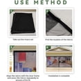 thumbnail image 6 of Garage Door Screen for 2 Car, Heavy Duty Garage Screen Mesh with Magnets, Retractable Hands, Magnetic Double Car Garage Screen, Hands Free Mesh Partition Keeps Bugs Out, Pet and Kid Friendly, 6 of 8