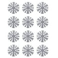 thumbnail image 1 of 12 Pcs Tapis de Tasse de Noël en Feutre Forme de Flocon de Neige sous-Verres Ménagers, 1 of 7