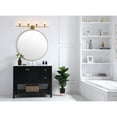 thumbnail image 2 of Gene 4 light Brass and Clear glass Wall sconce, 2 of 3