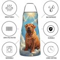 thumbnail image 6 of Easygdp Sunshine Cloud Bulldog Apron Waterdrop Resistant with 2 Pockets,Oil Resistant Cooking Kitchen Chef Apron for Women Men, 6 of 7