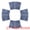 Dark Blue, variant on Unique Bargains 4pcs Wedge Placemats Black 17.7"x11.8"