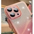 thumbnail image 4 of Compatible with iPhone 14Pro Max Clear Glitter Plating Case, Aesthetic Sparkly Bling Shiny Design, Soft TPU Shockproof Cover with Camera Protection for Women Girl for iPhone 14 Pro Max 6.7", 4 of 12