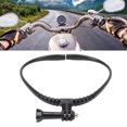 thumbnail image 1 of Action Camera Neck Holder, Curved Design Universal Interface Neck Selfie Holder Extendable  For Cycling, 1 of 8