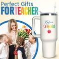 thumbnail image 2 of Teacher Gifts for Women -40Oz Tumbler Appreciation Gifts for Teachers Birthday Teachers'' Day Gifts Stainless Steel Tumbler with Handle and Straw Lid Cup Mug, 2 of 6