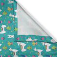 thumbnail image 3 of Ambesonne Llama Kitchen Curtains, Mexican Camels Cactus Plants, 55"x45", Turquoise White and Magenta, 3 of 3
