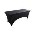 thumbnail image 1 of Feltree 4FT Table Cloth for Rectangular Fitted Events Stretch Champagne Table Covers Washable Table Cover Spandex Tablecloth Table Protector for Party Wedding Cocktail, 1 of 8