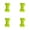 A, variant on 4 Pcs Bone Dog Dental Chew Toy 3.54 Inch, Durable Multi Layered Dog Toy for Enrichment Play and Oral Care, Textured Body for Teeth Cleaning for Small Medium Dogs Heavy Duty, Pet Supplies, Green