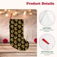 thumbnail image 4 of Picia Maple Leaves With Leopard for 18in Christmas Stockings, Xmas Stocking for Kids, Holiday and Family Stocking for Fireplace or Party Decoration, 4 of 8