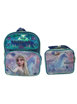 Lunch Bag - Disney - Frozen - Elsa Olaf & Anna Black New A07972BK