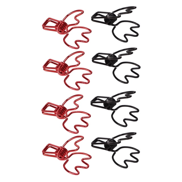 Mini Clips De Papel, Pinzas De Encuadernación Con Forma De Corona De Fuerza De Sujeción Fuerte, Hierro Metálico Para Documentos ANGGREK Cocina, Decoración y Otros