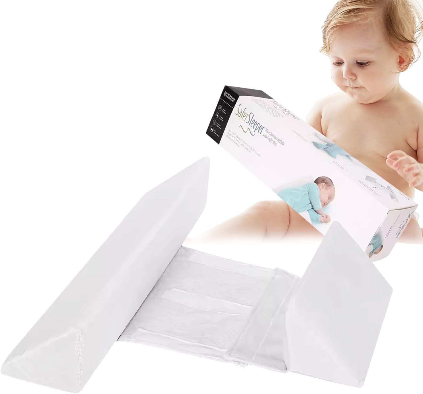 2026GASRANW kids Side Sleeper Weddge Breathable Pillow, Removable and Washable Breathable Bedding Set Original Down Alternative Pillow for Sleeping
