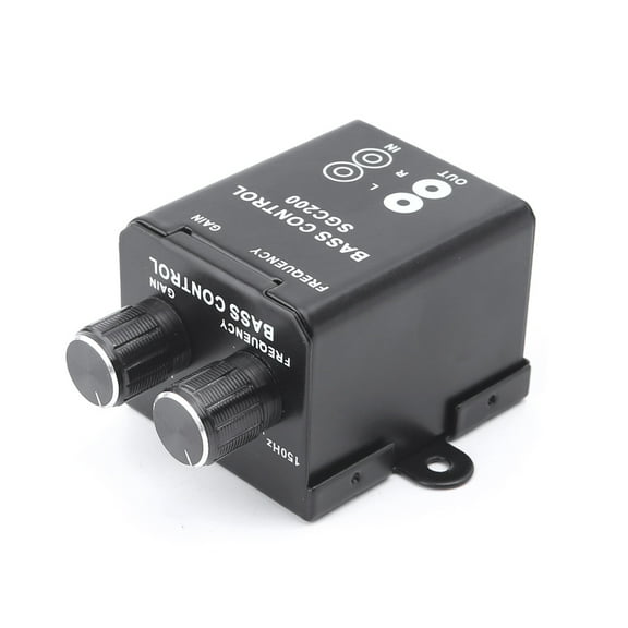 Zeiwohndc Car Audio Regulator Amplifier Bass Subwoofer Stereo Equalizer Controller 4 RCA