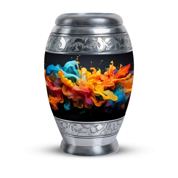 Paint Splash Urns For Adults - Burial Urns For Cremated Remains - 3 Inch - Companion Ash Holders For Human Ashes - Small Urns For Human Ashes - Mini Keepsake Urns - Funeral Urn For Ashes Adult