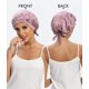 thumbnail image 5 of Gorro de seda Cocheng, 100% seda de morera, doble cara, color rosa frijol, 5 of 7