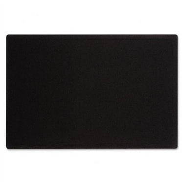 Quartet Oval Office Fabric Bulletin Board, 4' x 3', Black