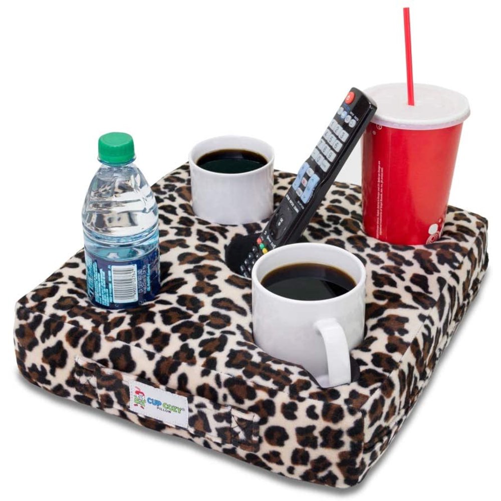 cup cozy deluxe pillow (cheetah) as seen on tv the world's best cup