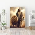 thumbnail image 3 of DIY 5D Diamond Painting Kit (for Adults) Diamond Painting "Jesus, Easter, Religious Christ, Lion" - Full Diamond Crystal Rhinestone Embroidery Craft Kit, Can be Used as Gift, Wall Decoration, 3 of 7