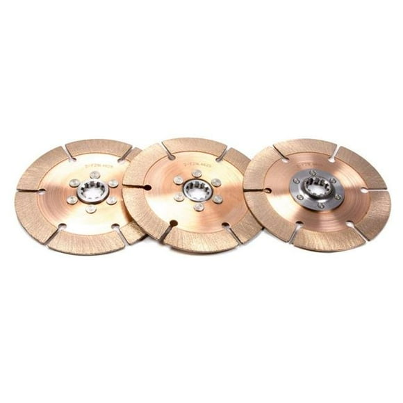 7.25 in. Metallic OT-II Racing Disc Pack - 3 Discs - 1.12 in. x 10 Spline Standard