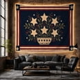 thumbnail image 6 of Patriotic Star Bouquet in Bowl, Nostalgic Rustic Style for Americana Decor Lovers, Americana Wall Decor, Fourth of July Gift, Tapestry Wall Hanging for Bedroom and Living Room, 6 of 7