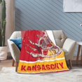 thumbnail image 6 of Kansas City Flannel Throw Blanket ，Football Style Pride Paint Travel Blanket Gifts for Men Women Boy Decor Sofa Bed 60"x80", 6 of 6