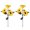 A 2pcs, variant on KGJQ Solar Sunflower Garden Light, Realistic Sunflower Solar Powered Outdoor Light, Waterproof Auto On/Off Decorative Light for Patio Backyard