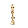 Hermoso Nuevo Producto De Lanzado Plata Siete Estrellas Mariquita Mariposa Árbol De Oro Colgante DIY Pulsera Gao Jiahui unisex