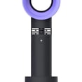 thumbnail image 2 of Mini ventilador portátil de mano sin aspas, recargable por USB, ventilador de refrigeración de verano de 3 velocidades, 2 of 4