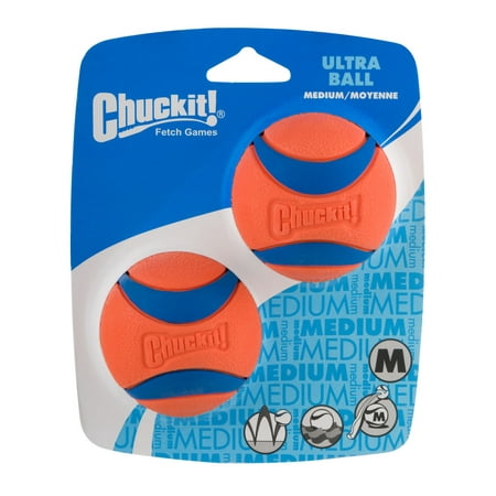 Chuckit! Fetch Games Ultra Ball Medium, 2 Count - Walmart.com