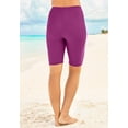 thumbnail image 2 of Swim 365 Women's Plus Size High-Waist Full-Coverage Swim Bike Short, 2 of 6