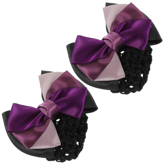 ETHZZLE 2-Pack Hair Nets for Buns, Decorative Accessories Ideal for and Work Use