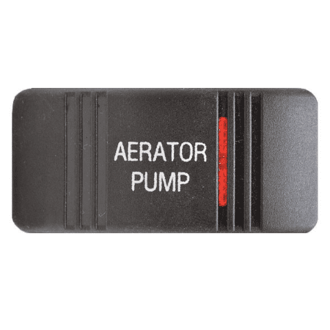 Carling Boat Contura III Rocker Switch Actuator | Aerator Pump Lighted