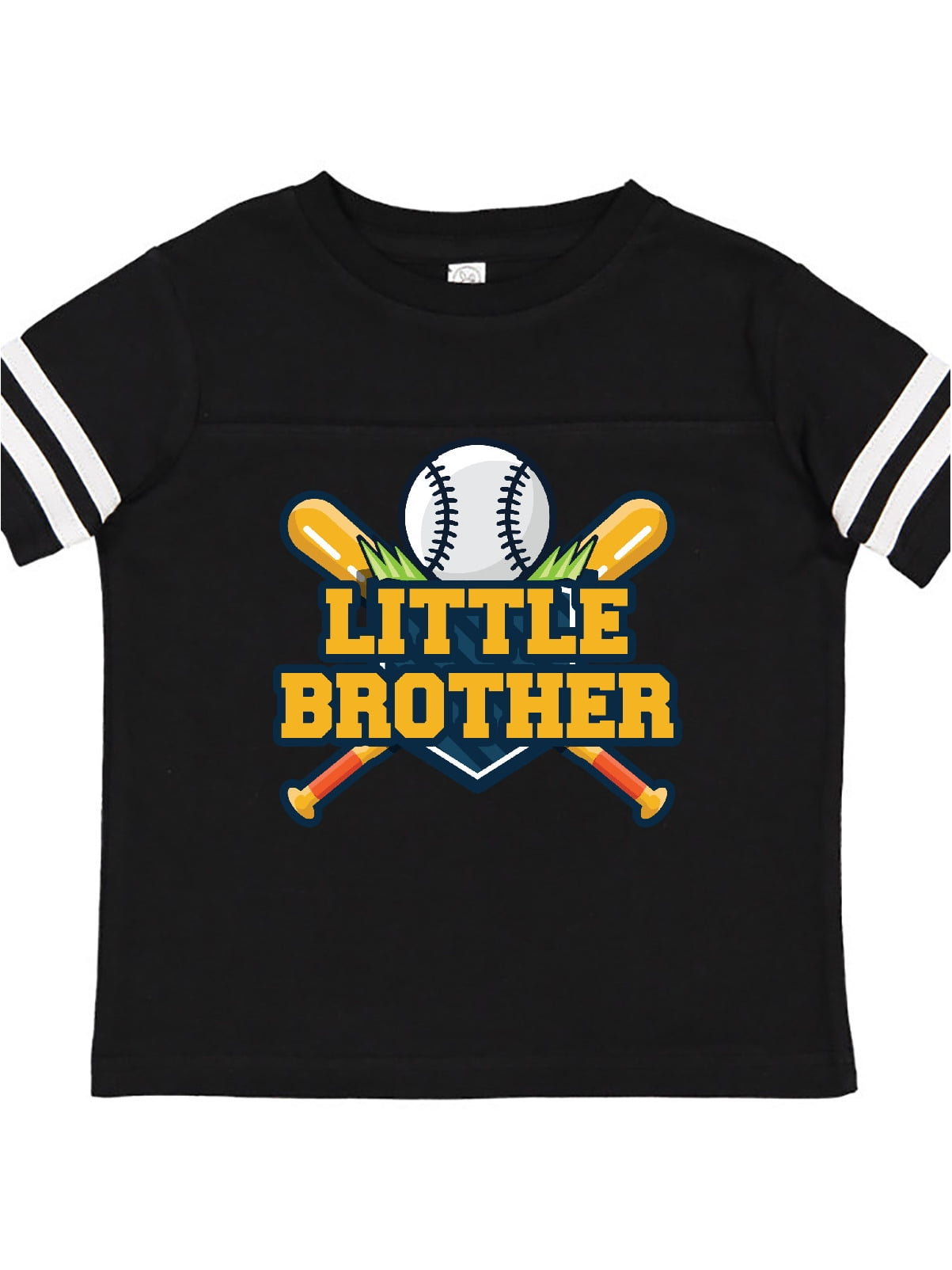 INKtastic Little Brother Baseball Toddler TShirt