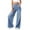 Light Blue, variant on KKBOTIVE Women Sweatpant Jeans Fashion Denim Pants High Waisted Stretchy Pull On Wide Leg Jeans with Pocket Blue, Size: XL