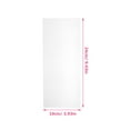 thumbnail image 2 of TABLETREANDS 4Pcs Rectangular Cake Smoother Scraper for Baking and Pastry Tools Clear Acrylic, 2 of 6