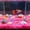 124#Hot Pink, variant on Rhombus Luminous Pebbles, Long Lasting Fluorescent Glow, Multi Color Mixed Stones, Decorative Substrate Filler, Waterproof Luminous Rocks for Aquarium, Garden Path, Vase Indoor Decor