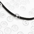 thumbnail image 1 of LOVEVER Plastic Sewing Shank Buttons Round Clear Transparent 10mm(3/8”) Dia  200 PCs, 1 of 4
