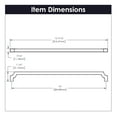thumbnail image 4 of Belwith-Keeler B076716-14 1.25 in. Square Flex Collection Knob, Polished Nickel, 4 of 5